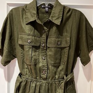 Worn once banana republic mini cargo dress.